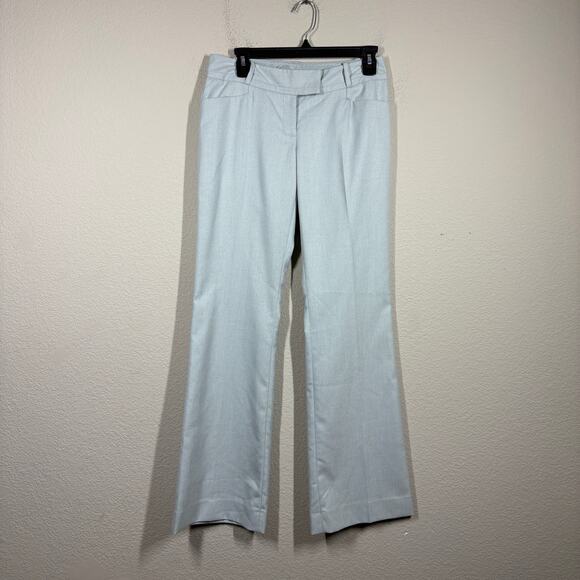 The Limited Pants - The Limited 2 Drew Fit Flare Leg Pants Light Blue High Rise Pull On Stretch